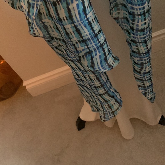 Calvin Klein, Sz 8, sleeveless halter mock neck floor length maxi dress - Picture 7 of 9